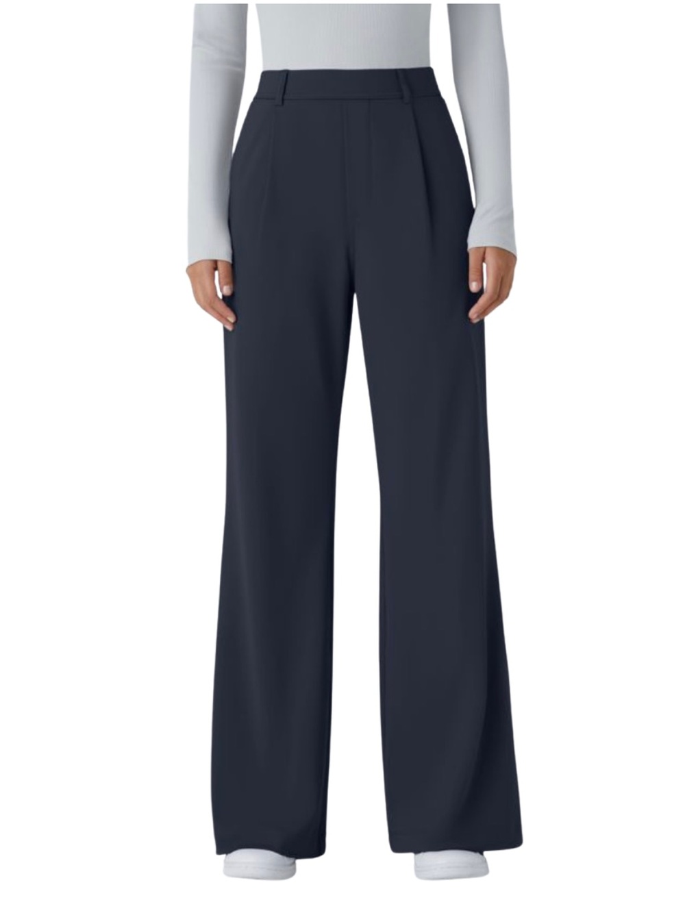 NWT Halara Flex Navy High Waist Wide Leg Made For What Moves You Pants Large XT